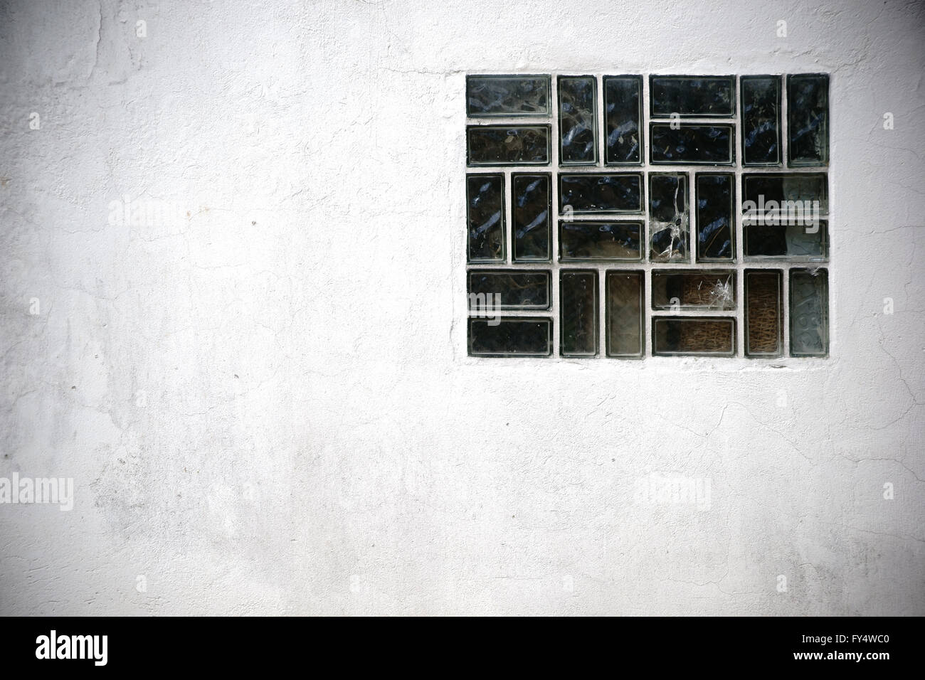 Glass tile window Stock Photo Alamy