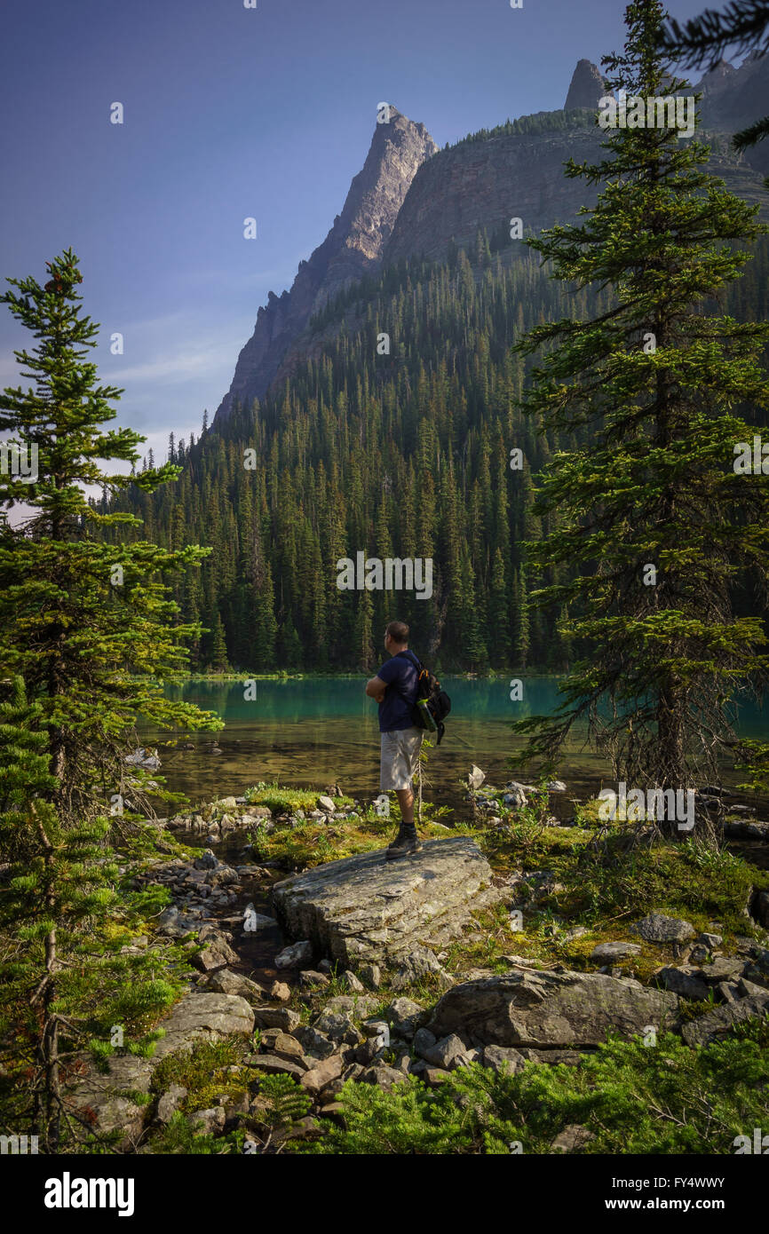 Hiker in yoho national park hi-res stock photography and images - Alamy