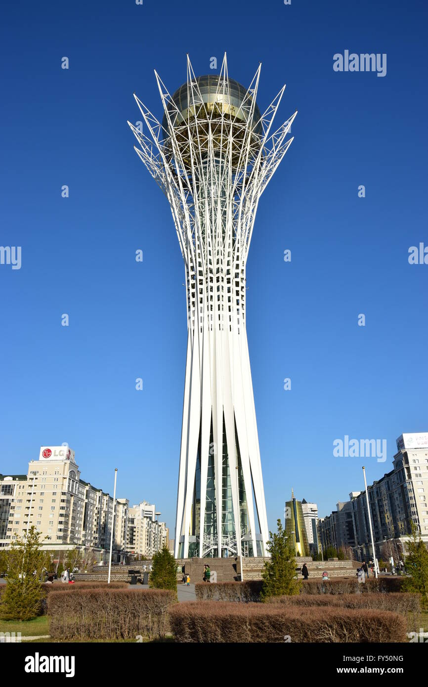 The BAITEREK tower in Astana, Kazakhstan Stock Photo - Alamy
