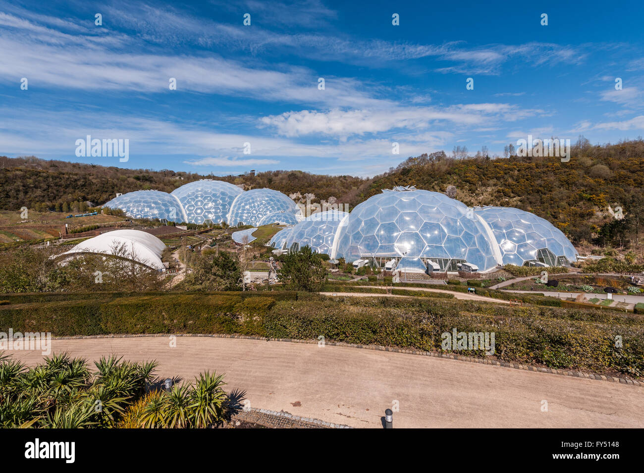 the eden project Stock Photo Alamy