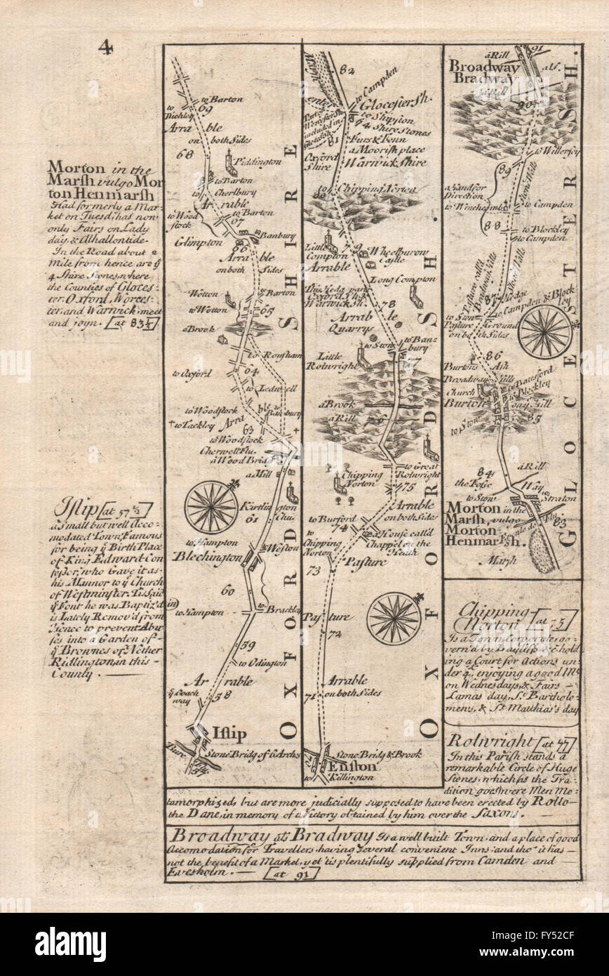 Map of moreton in marsh hires stock photography and images Alamy