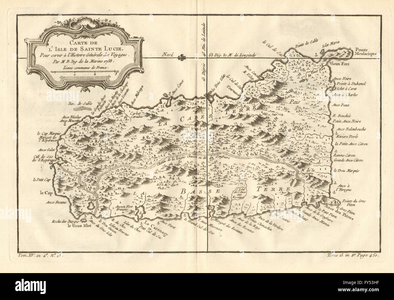 18th century caribbean map hi-res stock photography and images - Alamy
