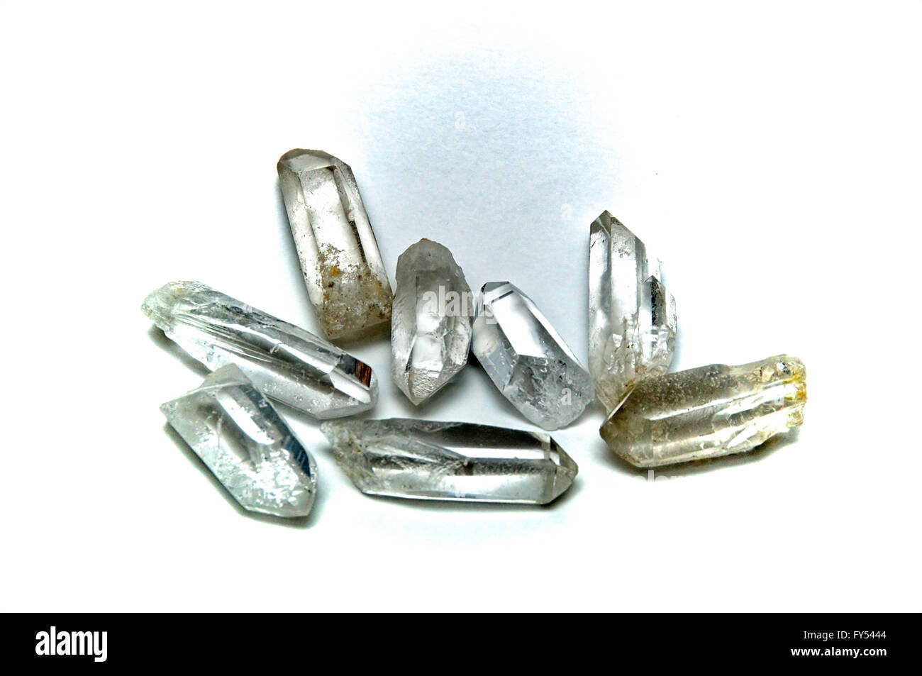 Green ''Glow In The Dark" Luminous Wand Point polished Quartz Crystal