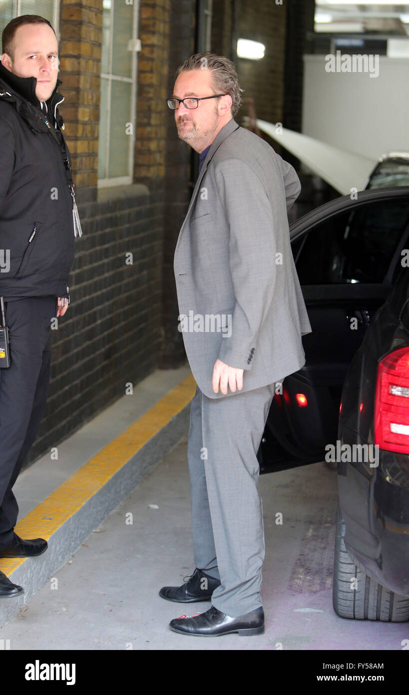 Matthew Perry outside ITV Studios Featuring: Matthew Perry Where ...