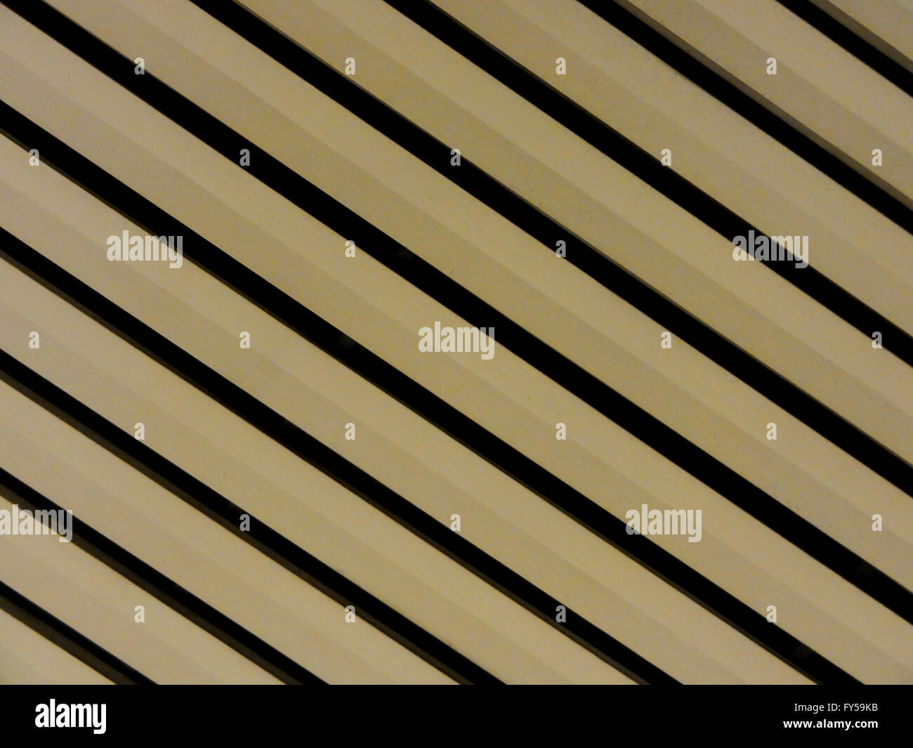metal Yellow Stripe Pattern Stock Photo
