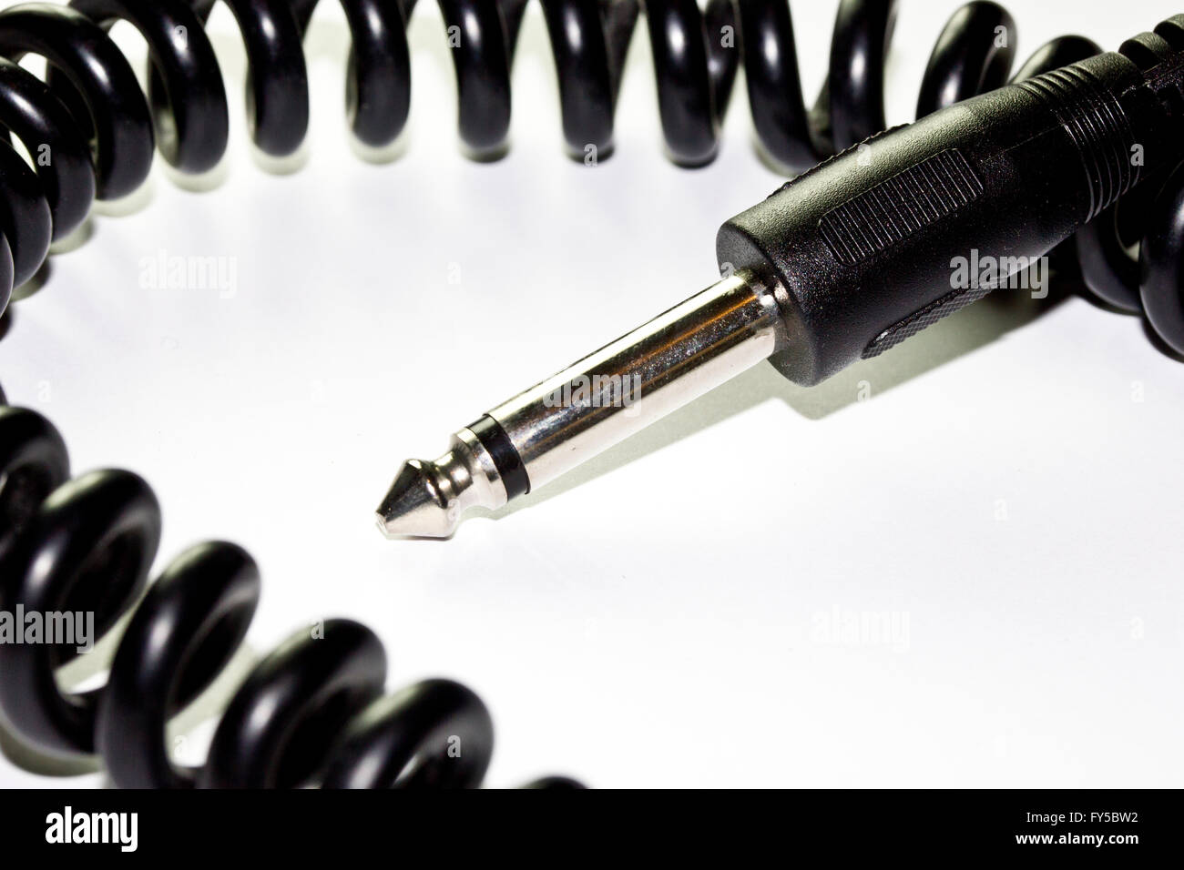 Guitar Lead and Jack Stock Photo Alamy