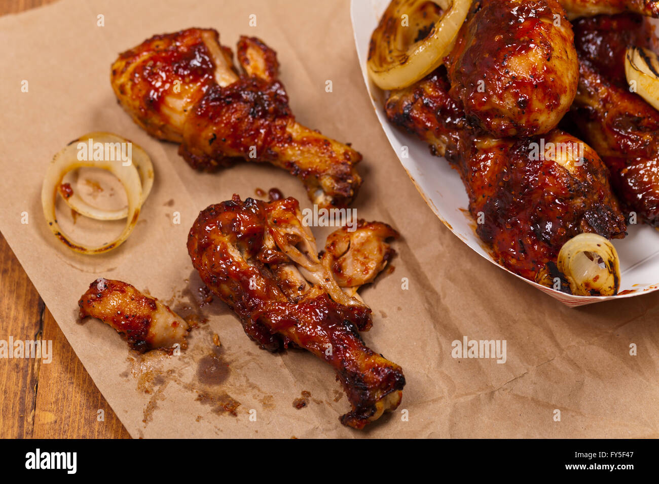 Oven roast chicken drumsticks hires stock photography and images Alamy