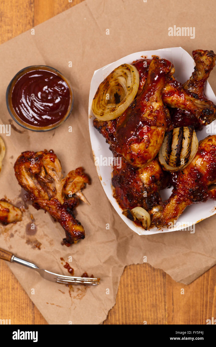 Oven roast chicken drumsticks hires stock photography and images Alamy