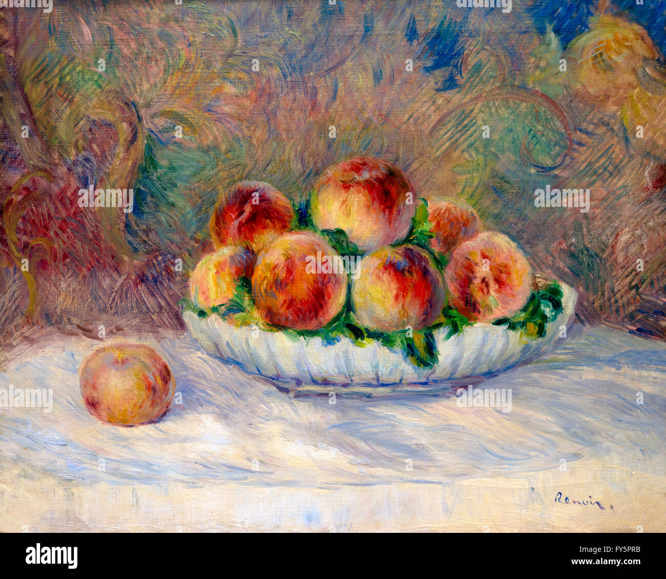 Peaches, by Pierre-Auguste Renoir, circa 1881, Musee de L'Orangerie, Paris, France, Europe Stock Photo