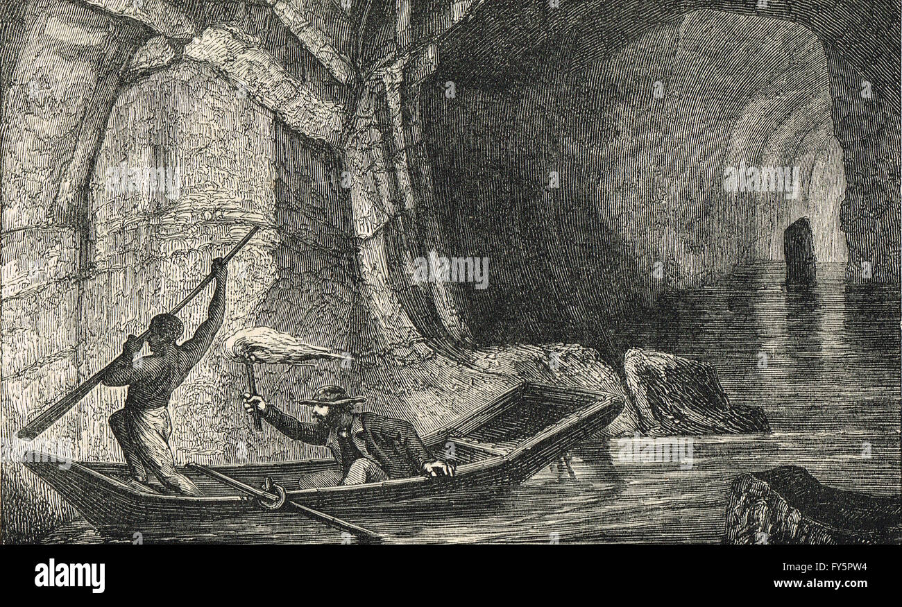 River Styx, Mammoth Cave, Kentucky Stock Photo