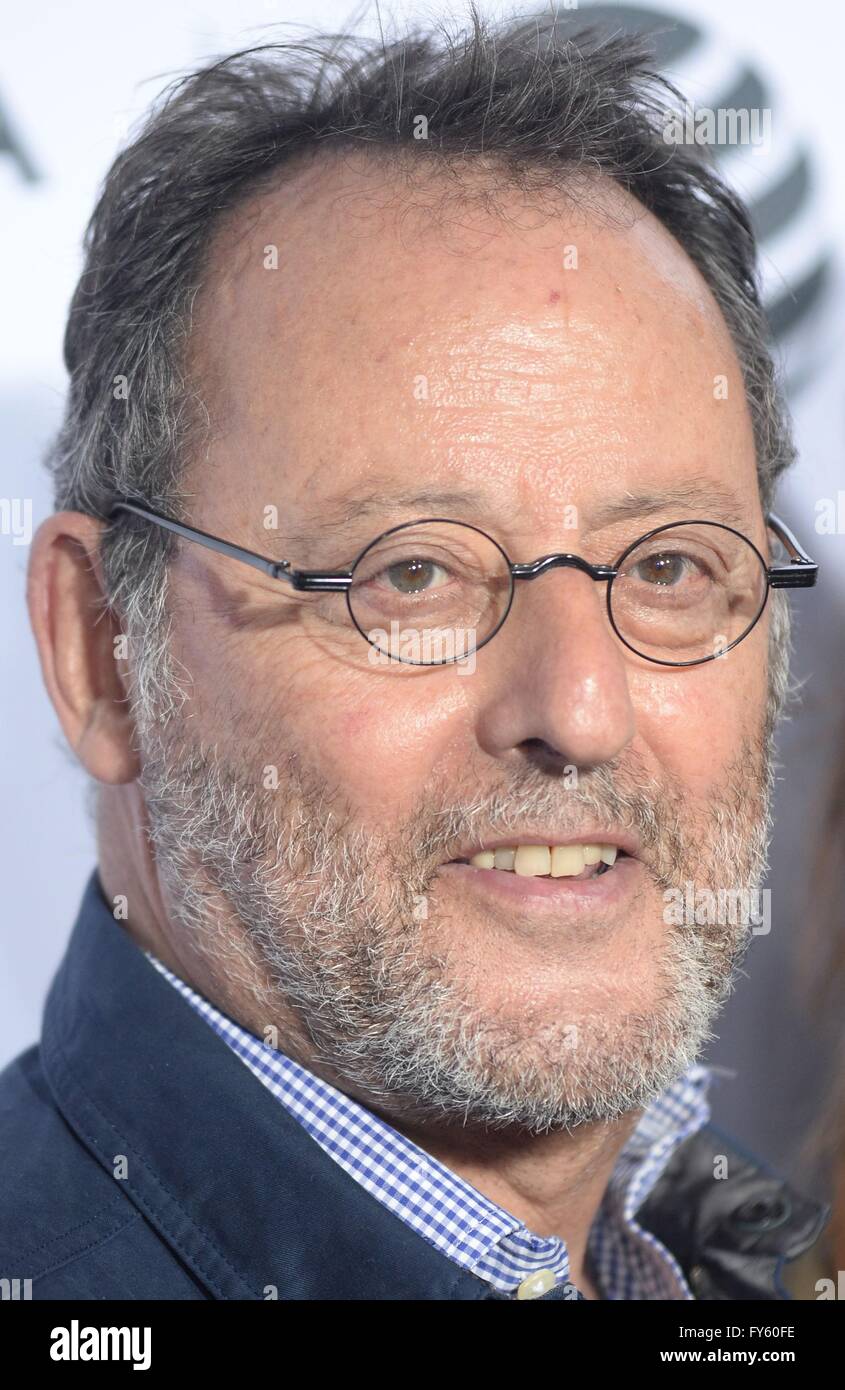 New York, NY, USA. 21st Apr, 2016. Jean Reno at arrivals for TAXI DRIVER Special Screening at 2016 Tribeca Film Festival, Beacon Theatre, New York, NY April 21, 2016. Credit:  Kristin Callahan/Everett Collection/Alamy Live News Stock Photo