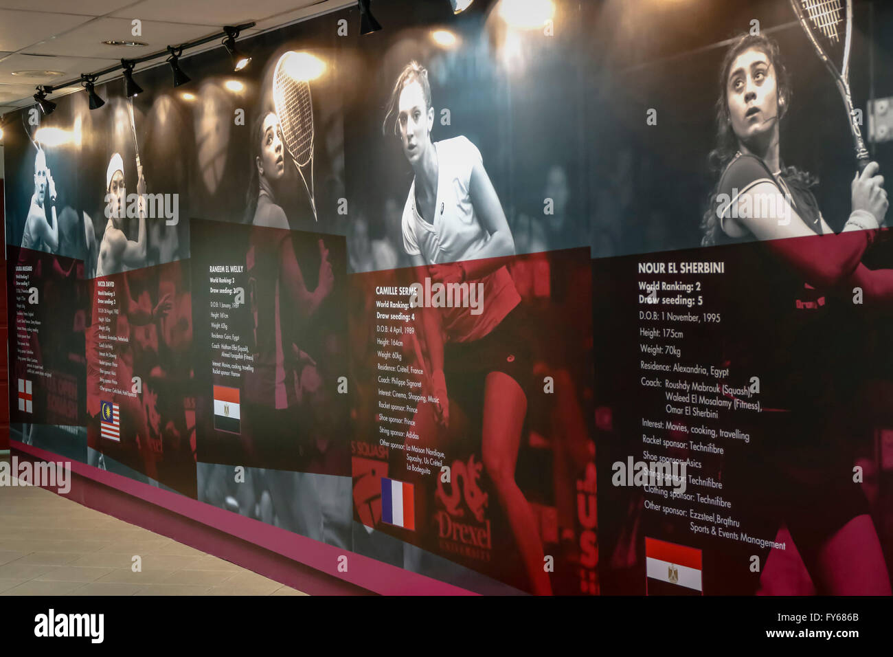 Squash court and women hires stock photography and images Alamy