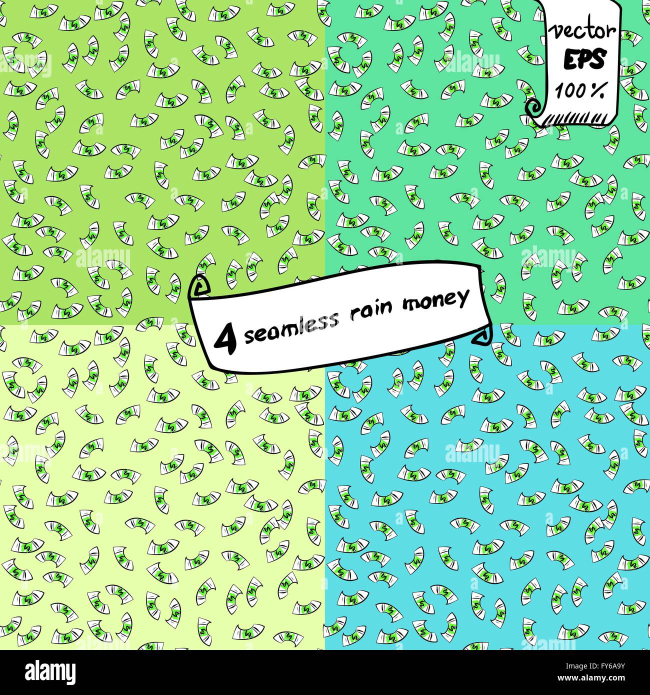 Seamless vector pattern. rain Stock Vector Image & Art - Alamy