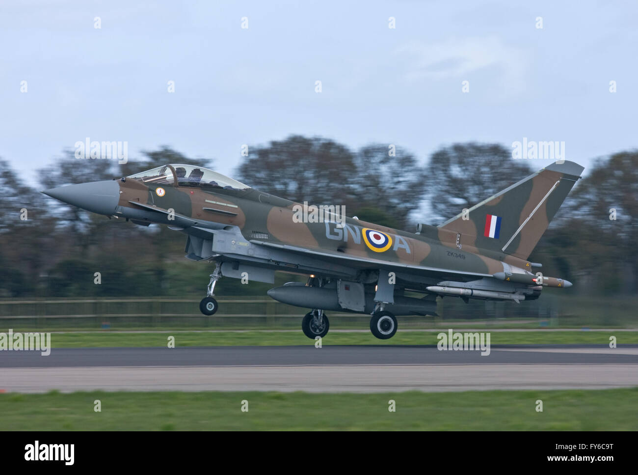 Eurofighter Typhoon FGR.4 ZK349 GN-A Stock Photo