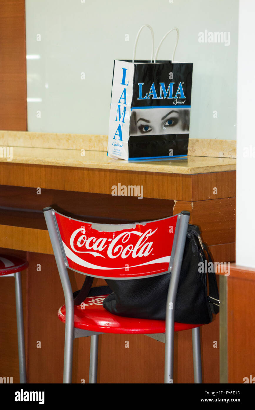 Unattended / un attended bag / valuable bags left on the back of a