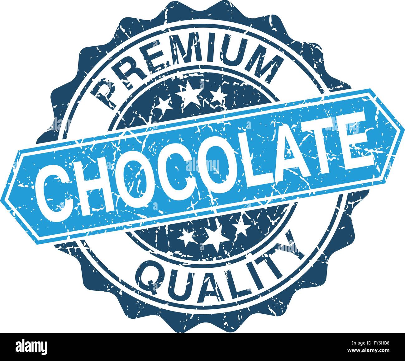 Chocolate grungy stamp isolated on white background Stock Vector Image ...