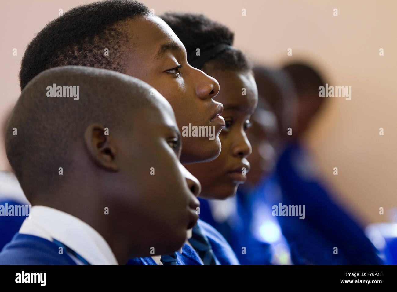 Sentinel Kabitaka School students, Solwezi, Zambia Stock Photo