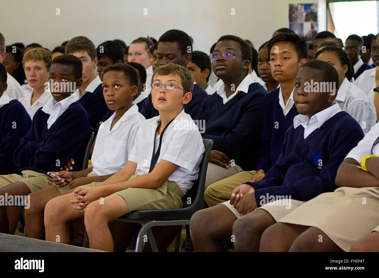 Young Trident College School students, Solwezi, Zambia Stock Photo Alamy