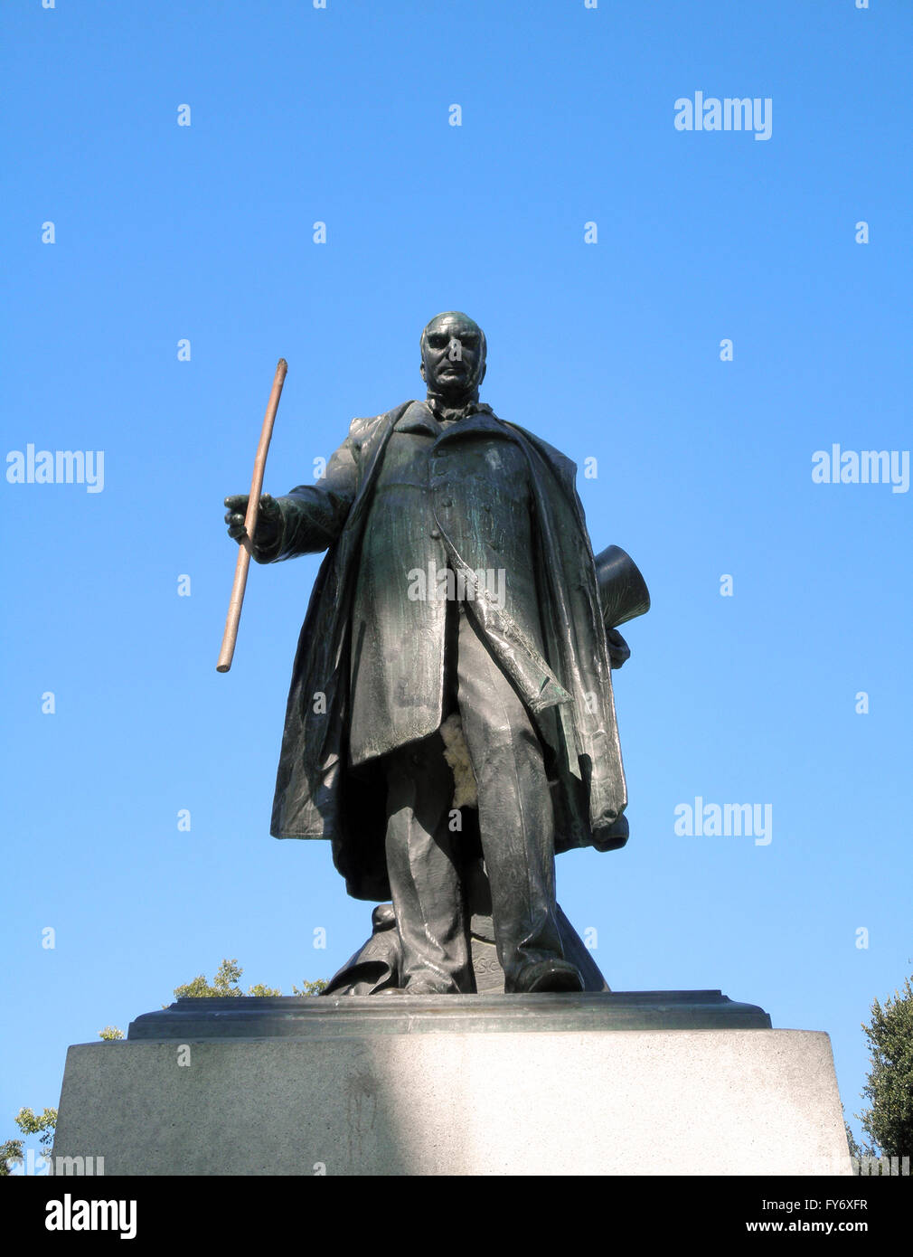 Statue of USA President William McKinley Jr (January 29, 1843 – September 14, 1901) who was the 25th President of the United Sta Stock Photo