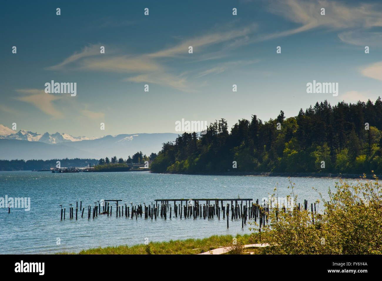 Anacortes washington dock hi-res stock photography and images - Alamy
