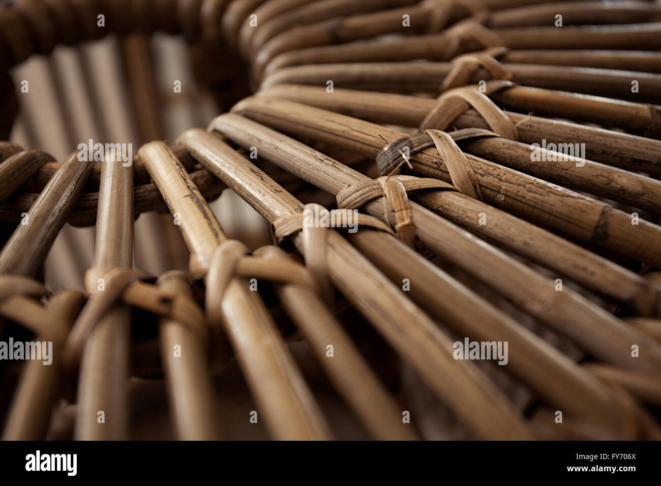 Close up of woven basket lid Stock Photo Alamy