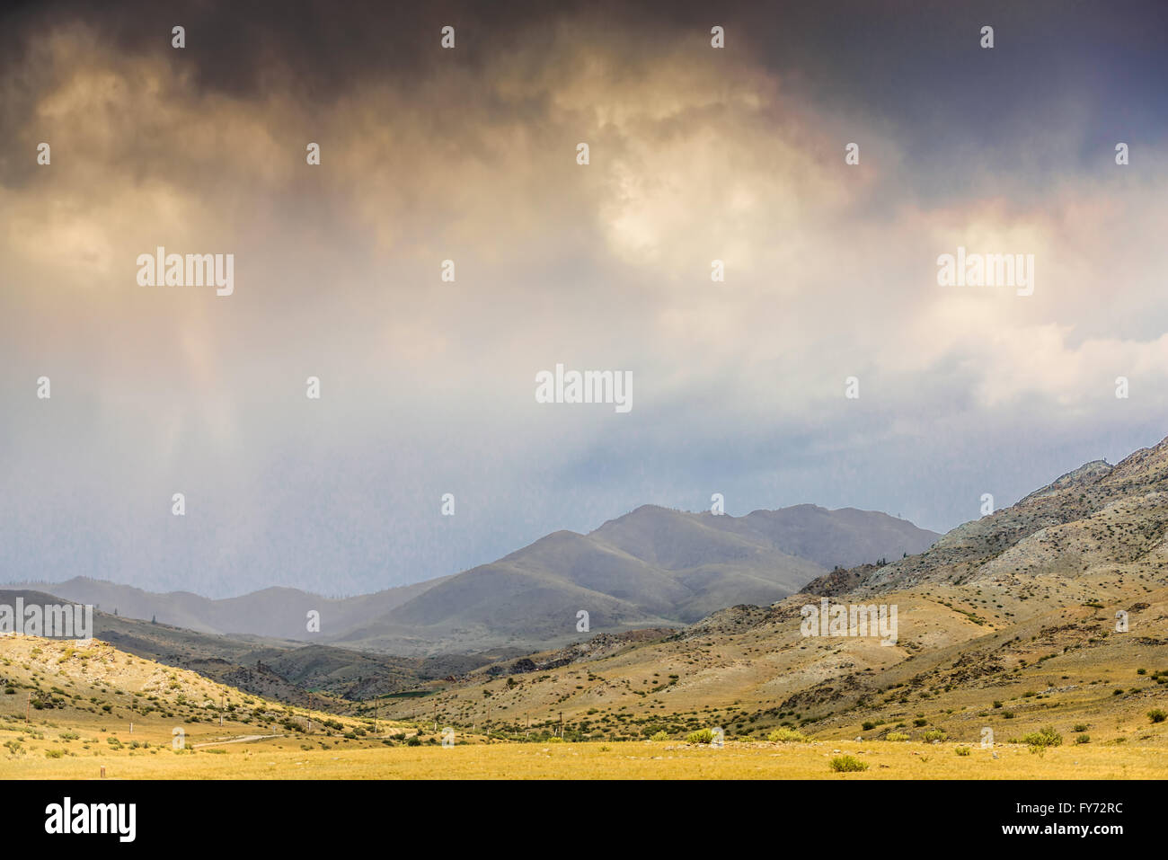 summer mountain landscape Stock Photo - Alamy