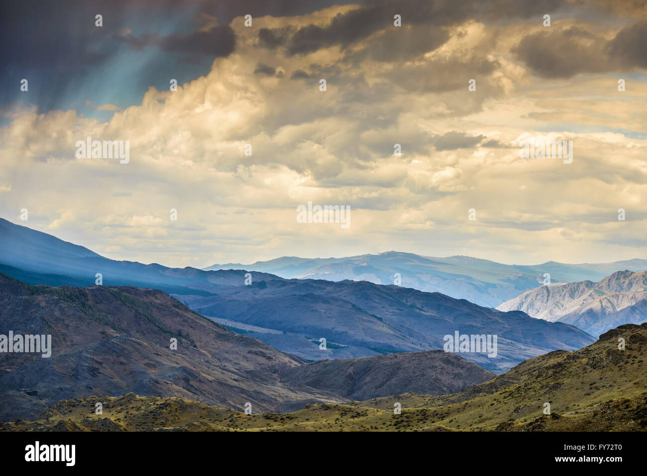 summer mountain landscape Stock Photo - Alamy