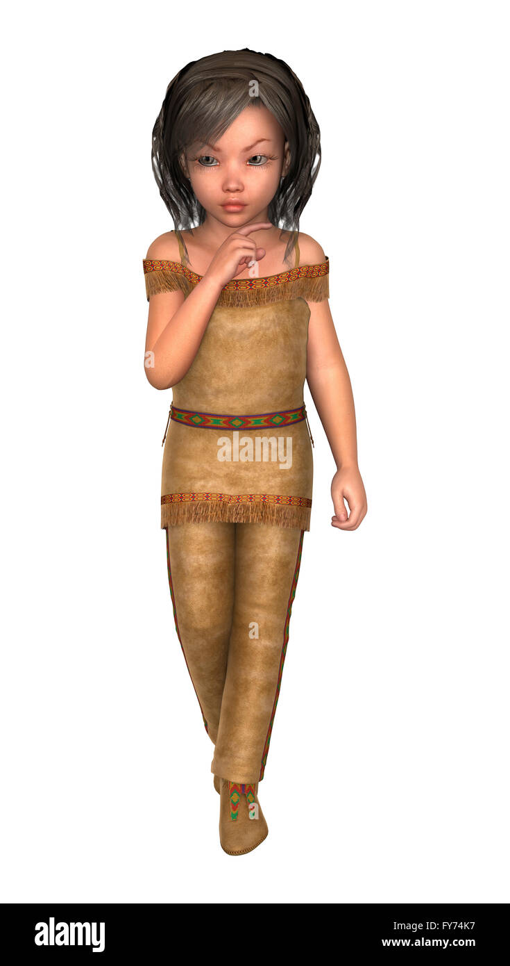 Indian kid girl Cut Out Stock Images & Pictures - Alamy