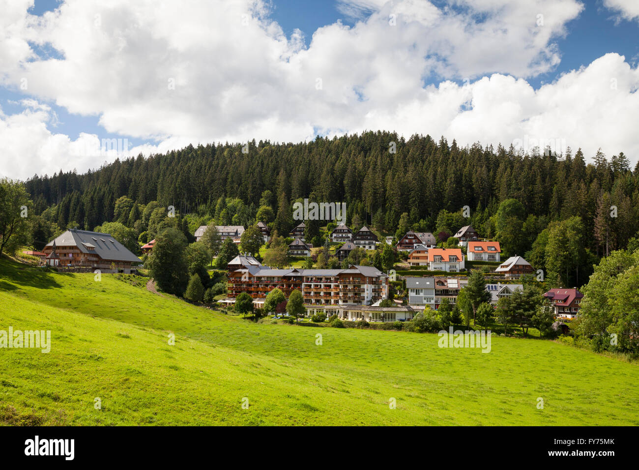 The Black Forest village of Hinterzarten, Black Forest, Baden
