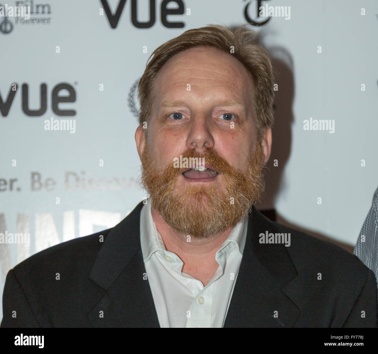 Richard Holmes attends the UK Premiere of Keeping Rosy at the 22nd annual Raindance Film Festival in Vue Piccadilly, London. Stock Photo