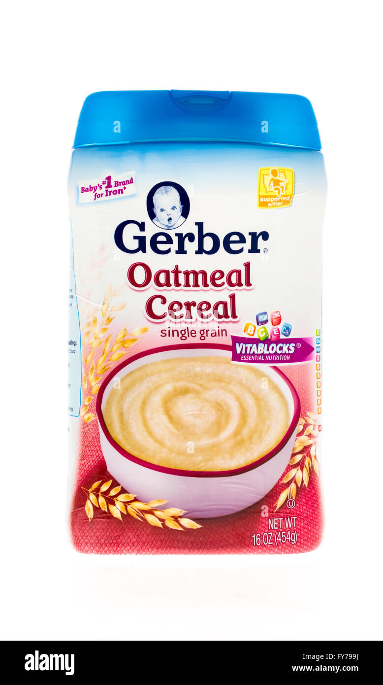oatmeal cereal in bottle