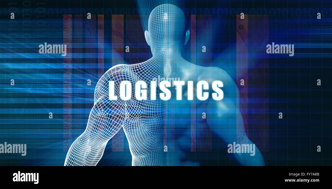 Logistics as a Futuristic Concept Abstract Background Stock Photo - Alamy