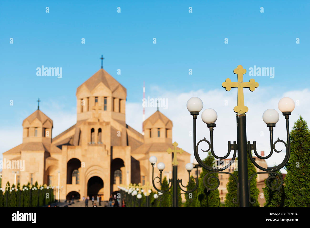 Eurasia, Caucasus region, Armenia, Yerevan, St Gregory (St Grigor) the Illuminator Cathedral Stock Photo
