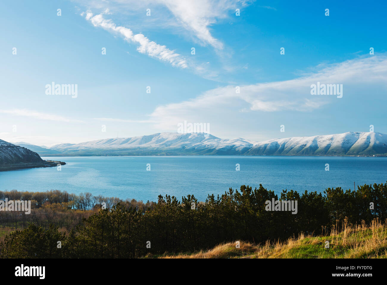 Eurasia, Caucasus region, Armenia, Gegharkunik province, Lake Sevan Stock Photo