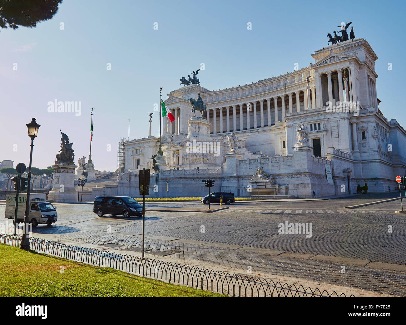 Vittorio Emanuele monument, Piazza Venezia, Rome, Lazio, Italy, Europe Stock Photo