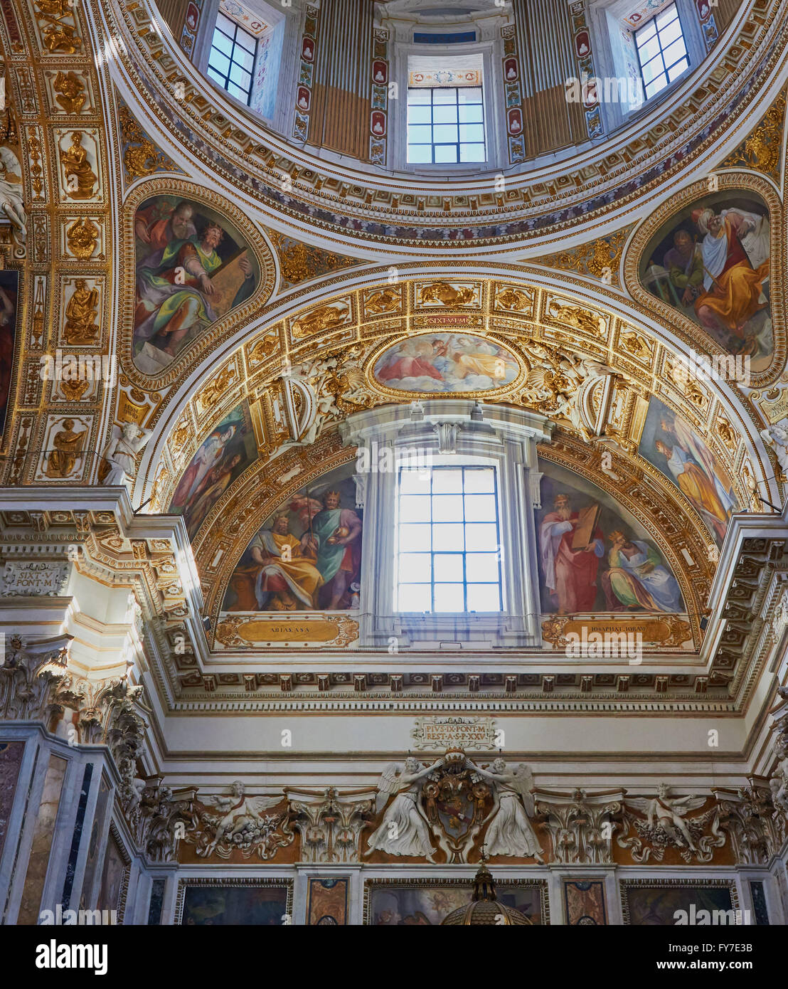 Decorative interior Basilica Di Santa Maria Maggiore Piazza Di Santa ...