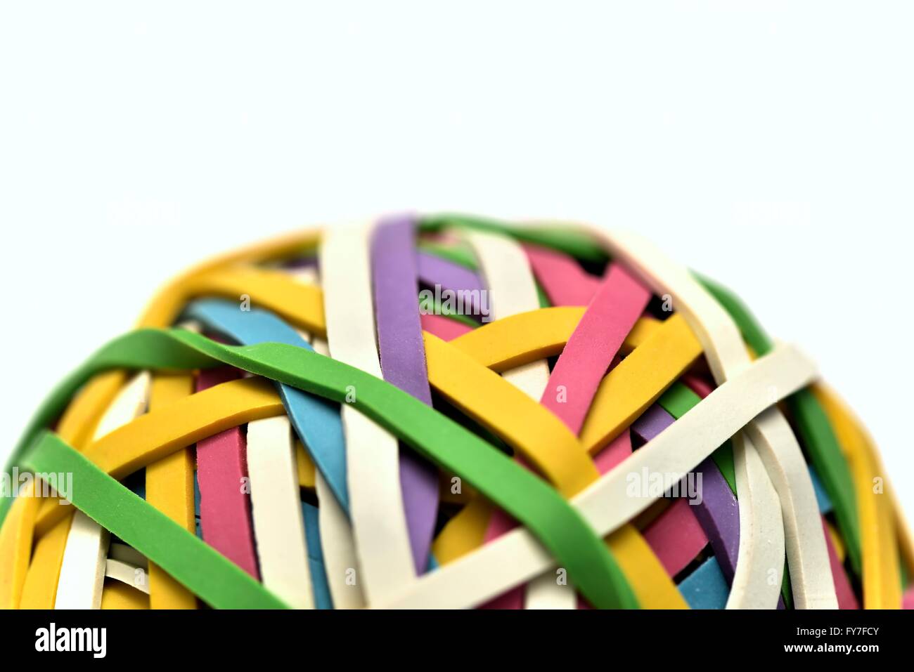 A rubber band ball Stock Photo