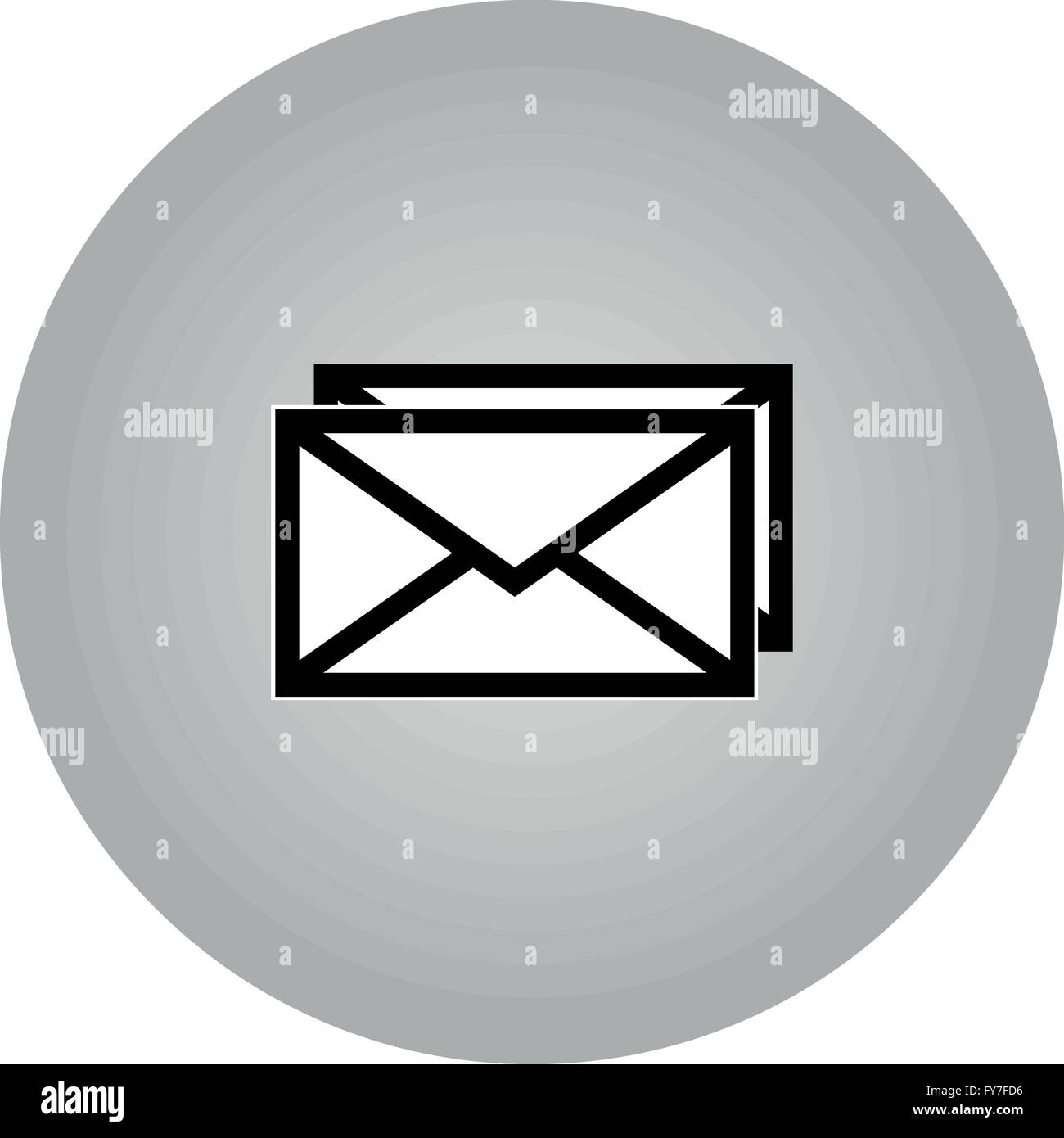 Email symbol letter icon - vector Stock Vector Image & Art - Alamy