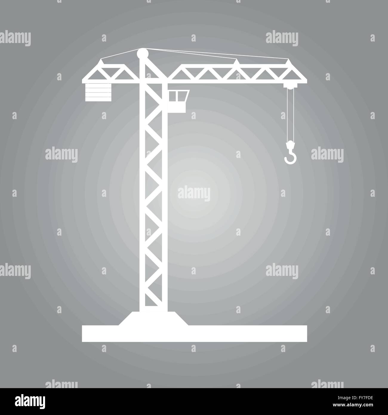 Building Tower crane icon - vector Stock Vector Image & Art - Alamy