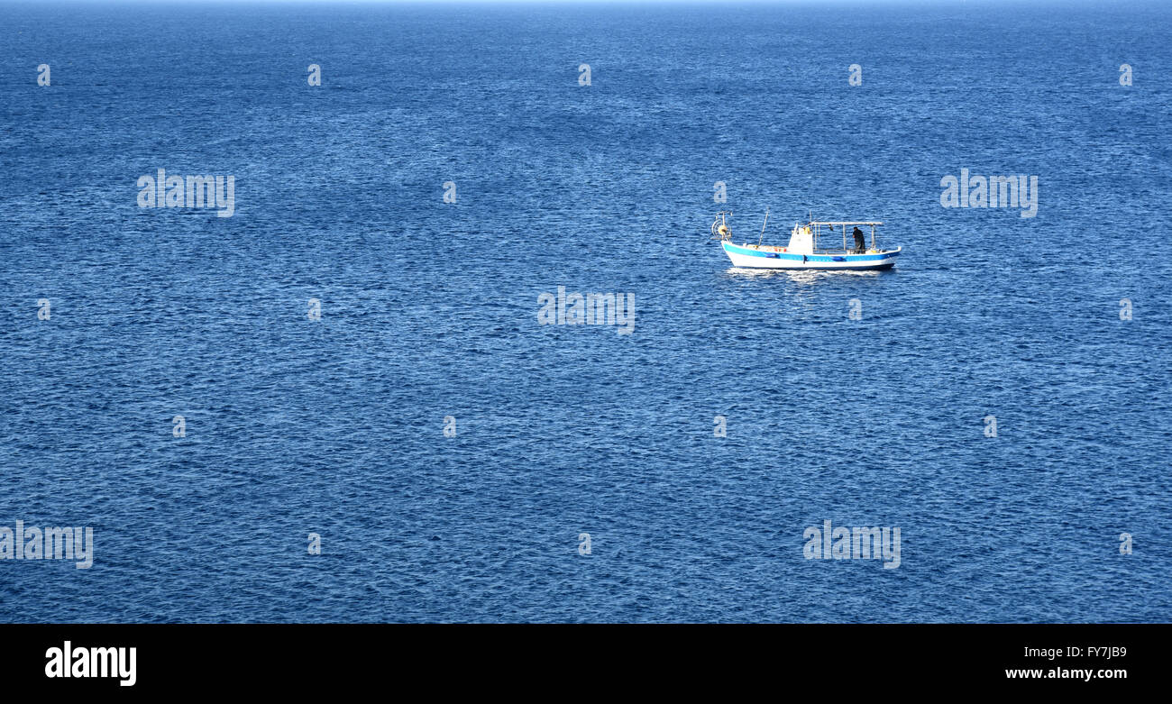 Fisherman in sailing boat hi-res stock photography and images - Alamy