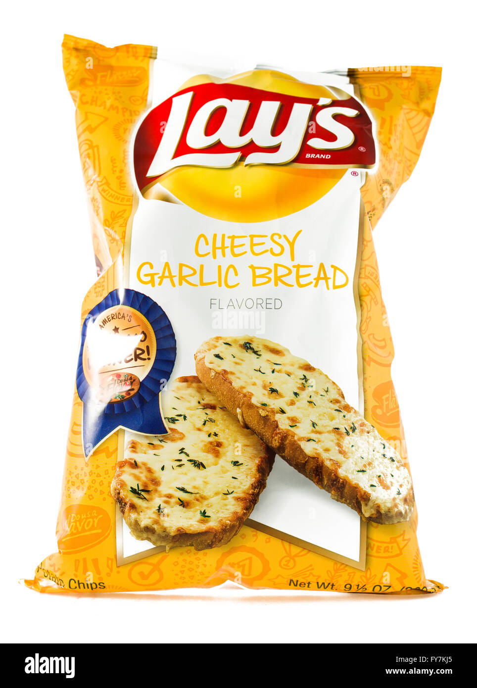 Lays Cheesy Garlic Bread