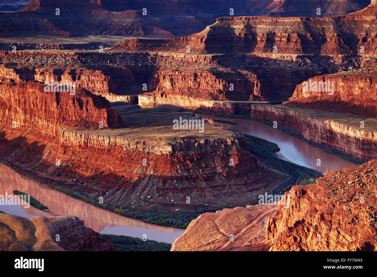 Dead Horse Point, Colorado river, Utah, USA Stock Photo