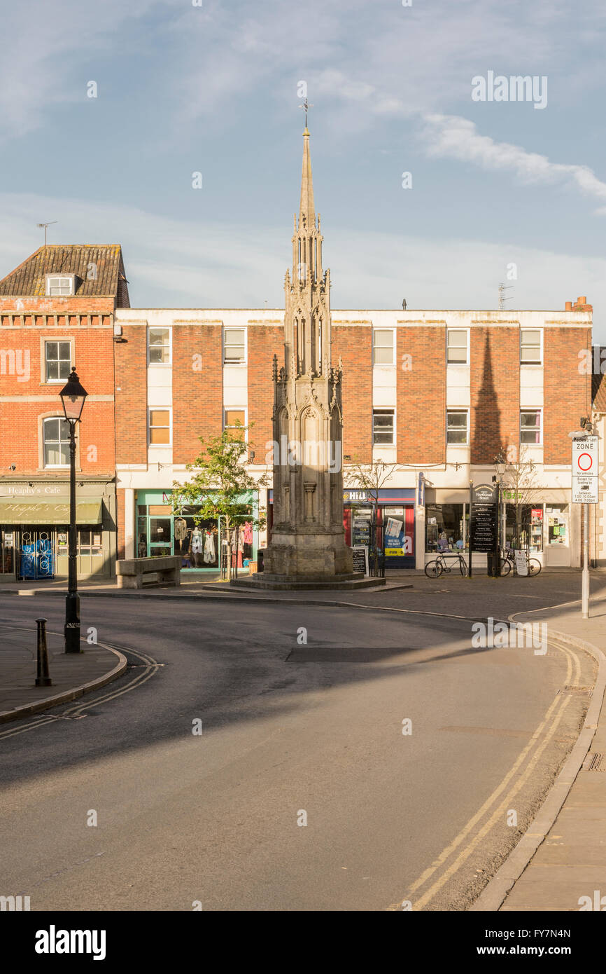 Glastonbury High Street Stock Photo Alamy
