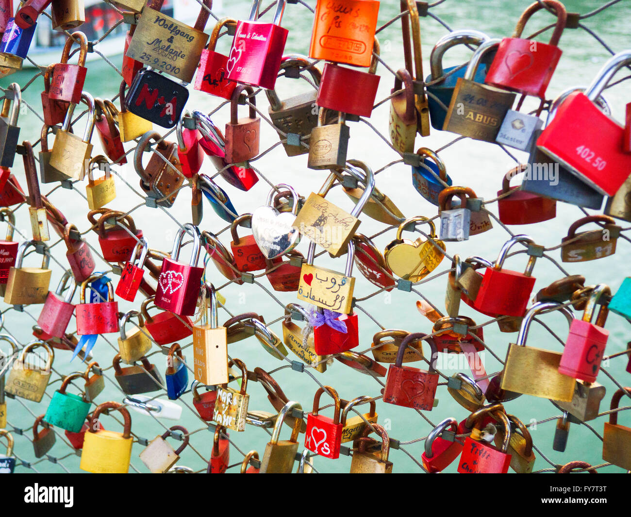 love locks Stock Photo