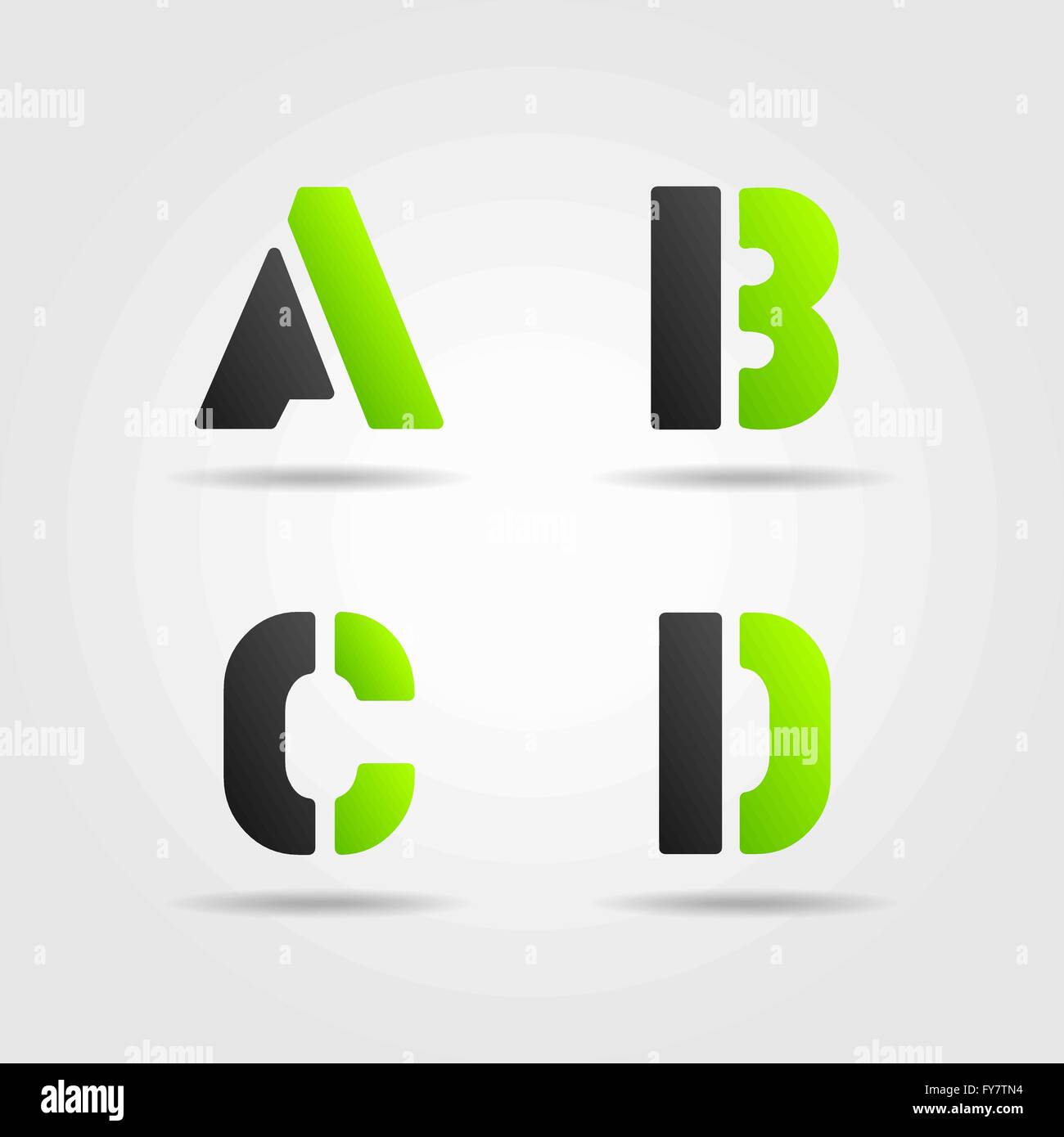 Abcd vector vectors hi-res stock photography and images - Alamy