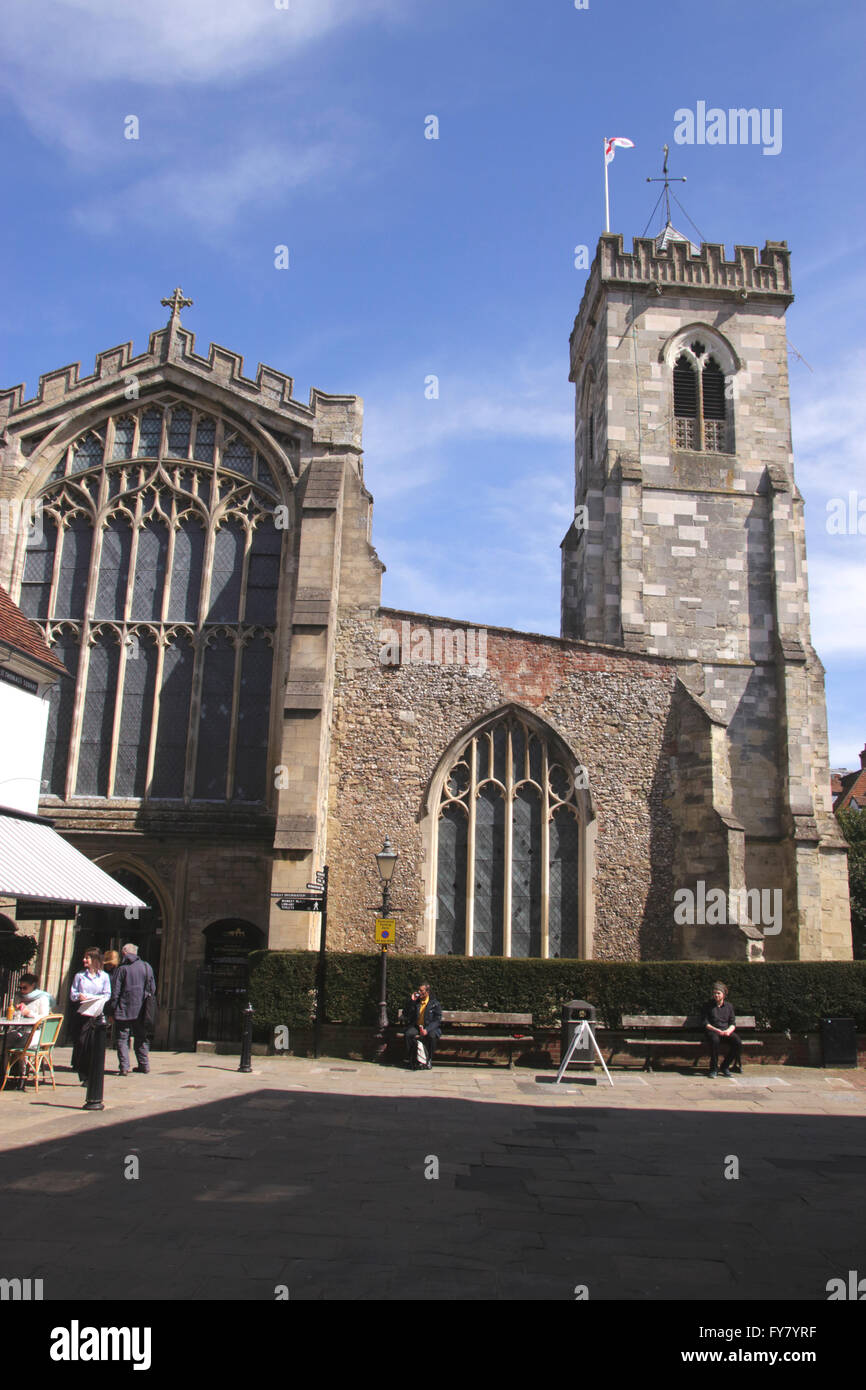 St Thomas and St Edmunds Church Salisbury Wiltshire Stock Photo
