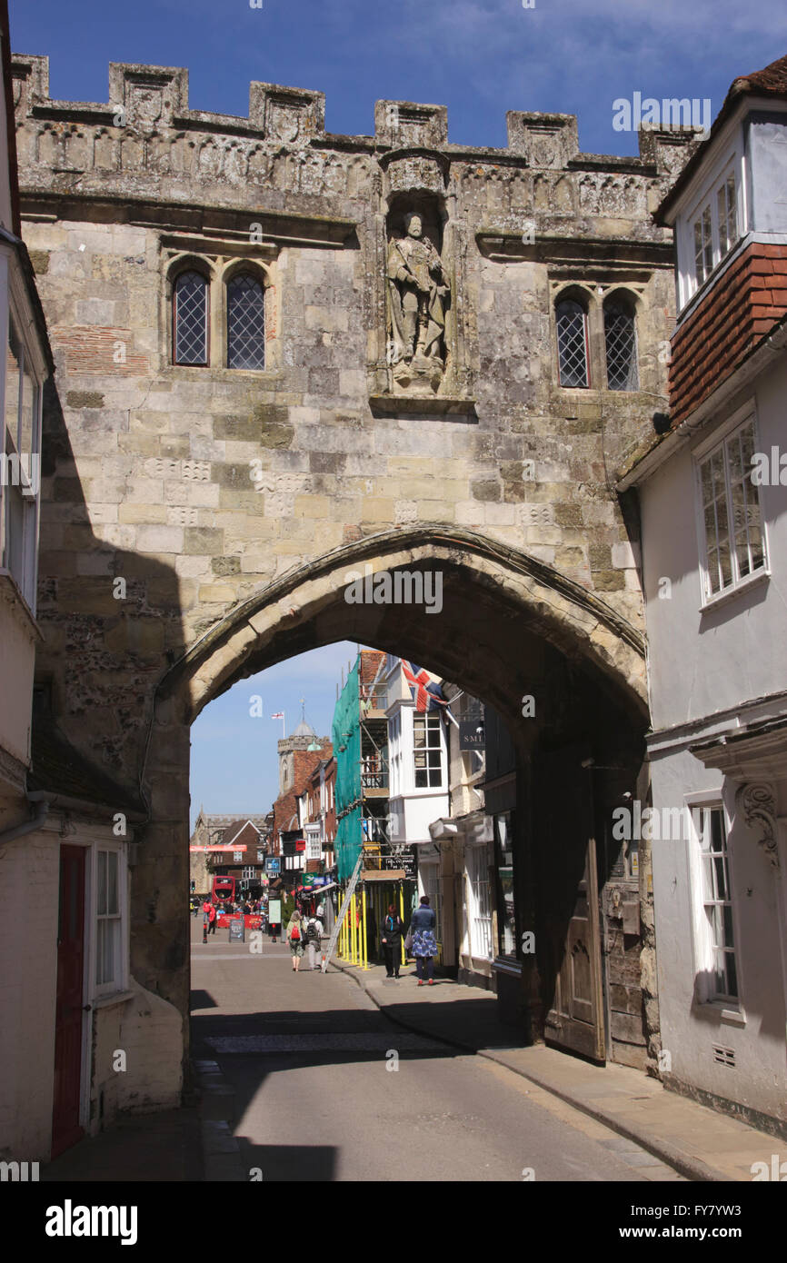 North Gate Salisbury Wiltshire England Stock Photo