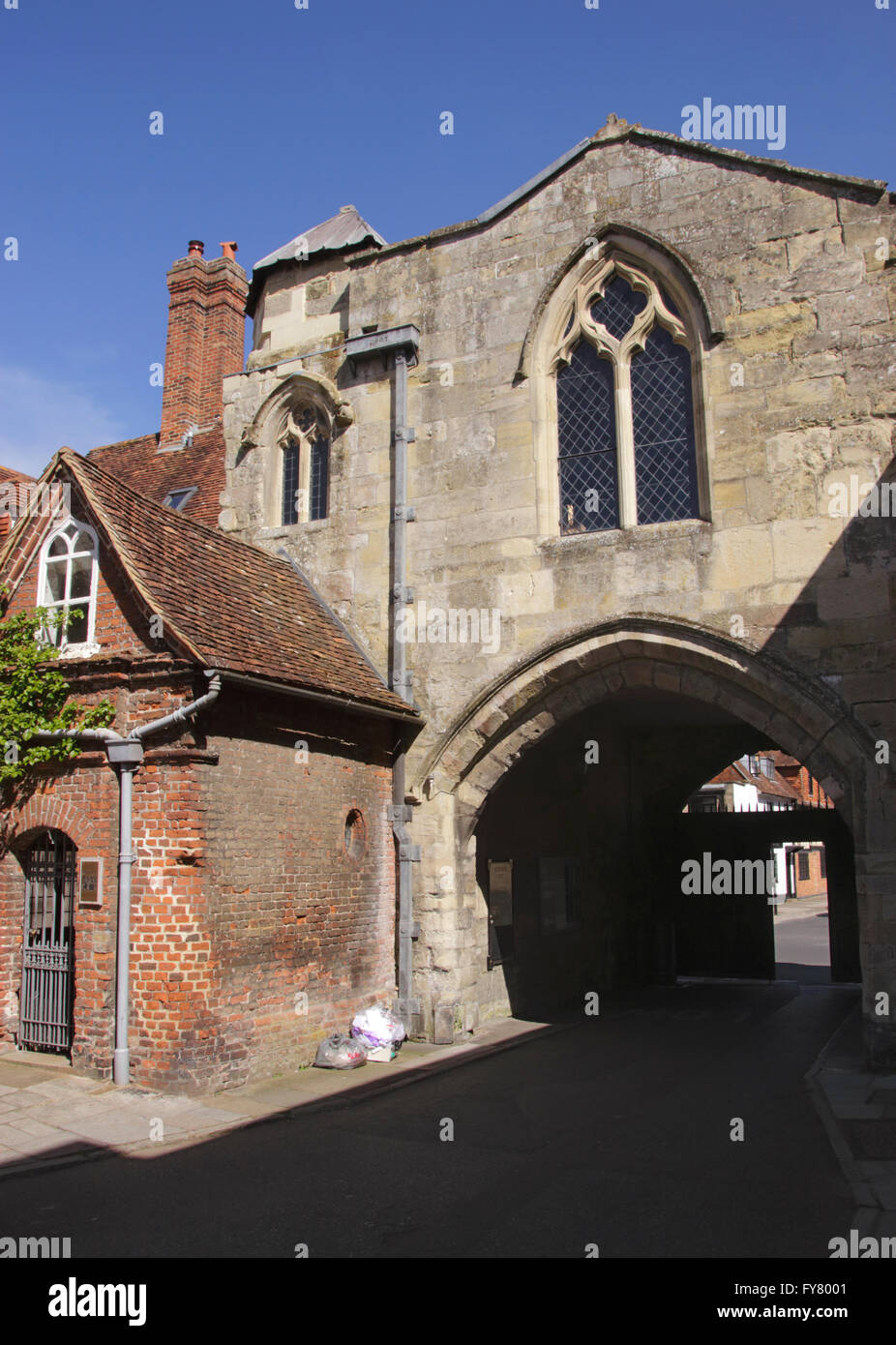St Ann's Gate Salisbury Wiltshire Stock Photo
