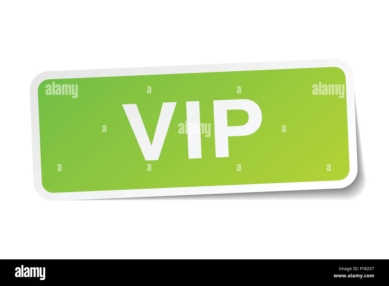 Green Vip Sticker vip green square sticker on white background Stock Vector Image & Art ...