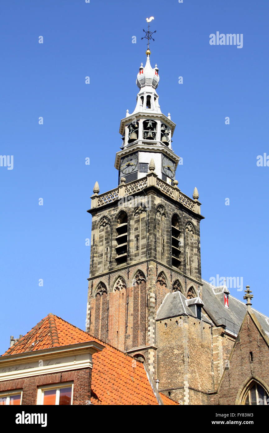 St Jans Gemeente Gouda Tower of the St-Jans-church (St-Janskerk) from the 13th century in the